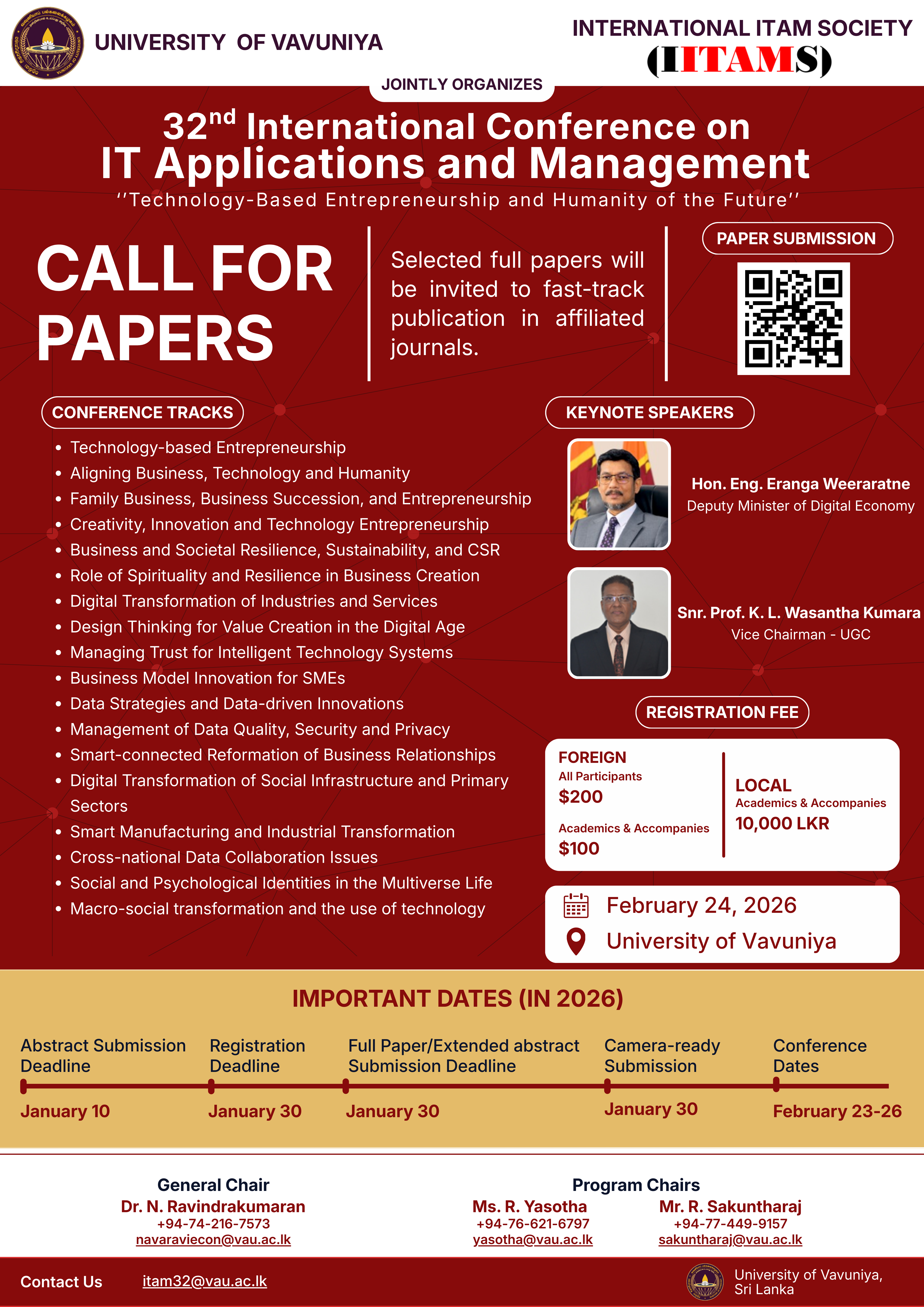 ITAM-32 Conference Flyer