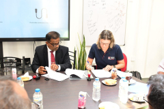 An Agreement signed  with MAG to conduct English Training Programme for MAG staff  on 22nd of March 2023