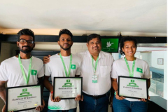 Congratulations and best wishes to Mr. Krishna Prasanth 2022