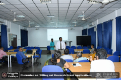 Discussion on Filling out Research Grant Applications