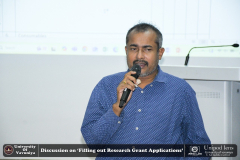 Discussion on Filling out Research Grant Applications