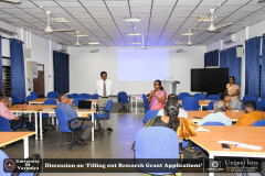 Discussion on Filling out Research Grant Applications