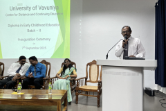 Inauguration Ceremony of the Diploma in Early Childhood Education – Batch - II