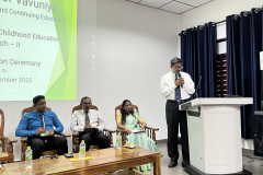 Inauguration Ceremony of the Diploma in Early Childhood Education – Batch - II