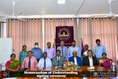 MOU Signing Ceremony Between University of Vavuniya and Lanka Impact Investing Network Pvt Ltd