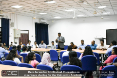 Open Forum for Intellectual Discussion on Experience Sharing for University