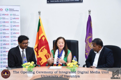 Opening of the Integrated Digital Media Unit, University of Vavuniya