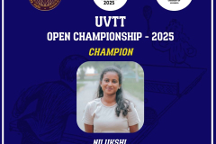University of Vavuniya Open Table Tennis Championship 2025