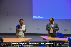 workshop on “Accreditation process”