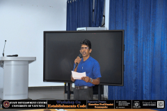Workshop on Establishment Code