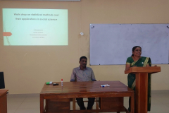 Workshop on Statistical methods & their Applications in Social Science