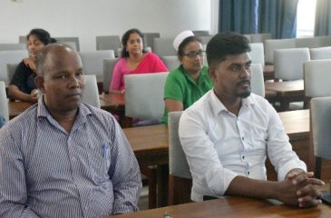 University staff attending the Cancer Awareness Workshop at the University of Vavuniya