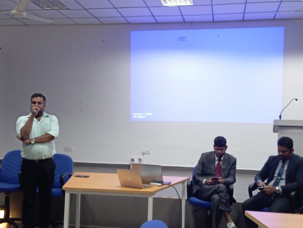 Students attending the Foreign Scholarship Opportunities workshop at the University of Vavuniya