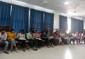 Students attending the Foreign Scholarship Opportunities workshop at the University of Vavuniya
