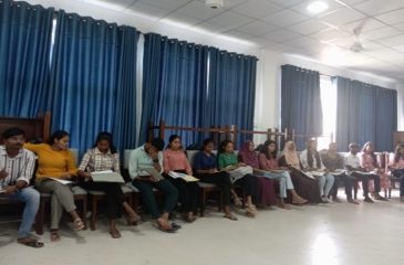 Students attending the Foreign Scholarship Opportunities workshop at the University of Vavuniya